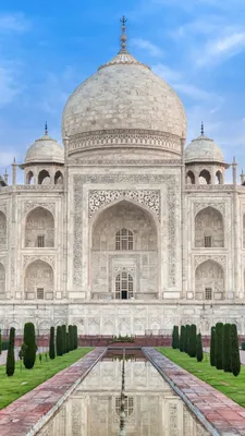 Обои Тадж-Махал, Индия, храм, замок, путешествия, туризм, Taj Mahal, India,  temple, castle, travel, tourism, Архитектура #6460