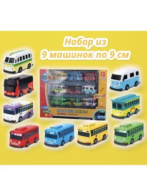 Автобус \"Тайо\" с гаражом (цвет на выбор)