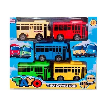 Tayo the Little Bus / Тайо маленький автобус Детская игрушка Тайо маленький  автобус, набор машинок