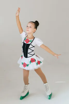 Костюм детский танцевальный «Полька» - Сударушка