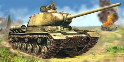 Тяжелый танк ИС - 1: в тени великого потомка. | Исторический броневичок |  Дзен