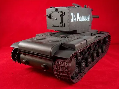 модель танк \"КВ-2\" (1/100, бронза)