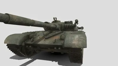 модель танка Т-72 Урал из бронзы в масштабе 1:100 купить