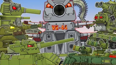 The battle of iron monsters for Moscow. Cartoons about tanks - YouTube