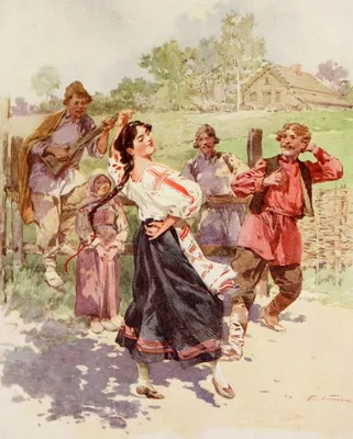 Фотографии Мужчины танцуют Tango две молодая женщина Рисованные