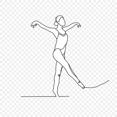 Рисунок девушка в танце - 76 фото