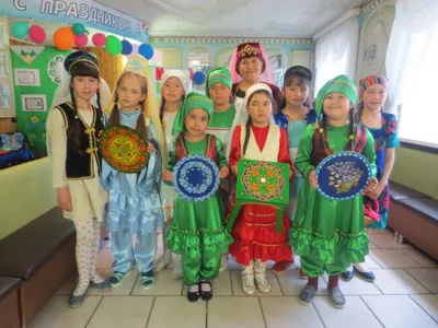 Татарский костюм рисунок детский - 71 фото