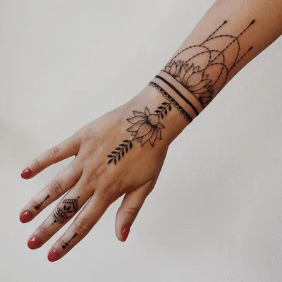 Triangular Prisma Band Tattoo On Arm | Tattoo Ink Master