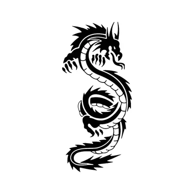 Дракон эскиз | Celtic dragon tattoos, Small dragon tattoos, Dragon tattoo  art