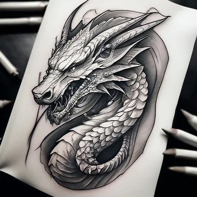 Татуировки-драконы