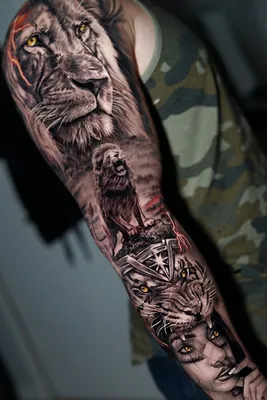 Тату рукав для мужчин|Tattoo sleeve for men | Sleeve tattoos, Tattoos,  Animal tattoos