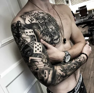 Купить 36 листов временных тату-наклеек, 12 листов поддельных татуировок на  груди и плечах для мужчин и женщин с 24 листами крошечного черного цвета |  Joom