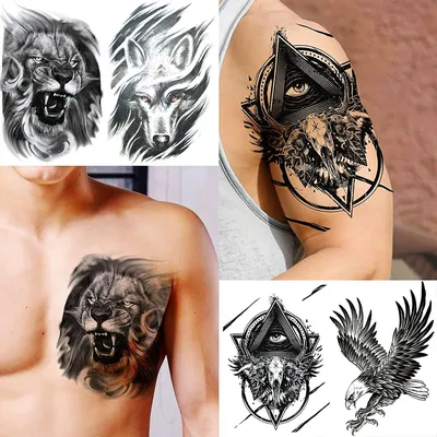👹 Большие Татуировки на Руке у Мужчины, Сделать Большую Татуировку в Москве
