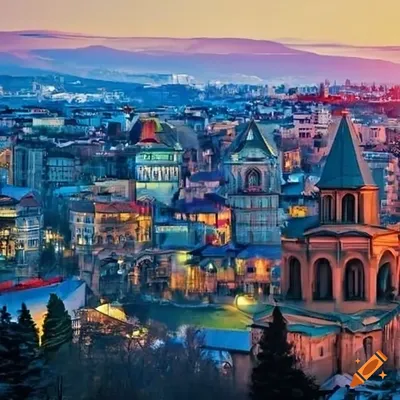 Тбилиси, Грузия 13-ое марта 2021 : Старый Abanotubani района в Тбилиси на  закате Редакционное Стоковое Изображение - изображение насчитывающей  европа, ноча: 213786954
