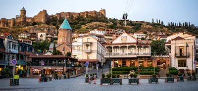 Фото Грузия Tbilisi улице Дома город 3840x2400