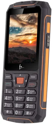 Мобильный телефон Fly F+ R280 Black-orange - купить в www.cenam.net, цена  на Мегамаркет