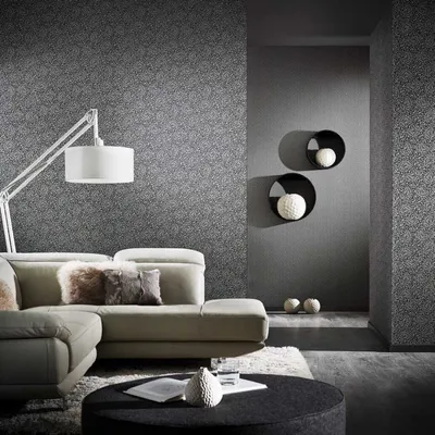 Роскошные геометрические обои в рулоне, Темно-Серые Черные Серые обои,  современный дизайн, спальня, гостиная, фон для украшения стен дома |  AliExpress
