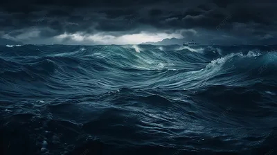 темные облака ночь морские волны морская вода рекламный фон, море,  естественный, пейзаж фон картинки и Фото для бесплатной загрузки
