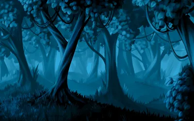 Темный и волшебный готичный лес, мрачные обои, готичные картинки - готика,  фото 1600x1200