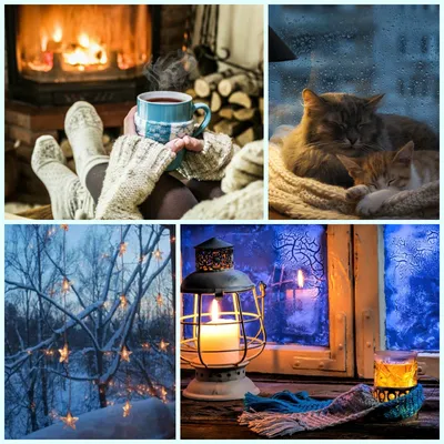 Хорошего зимнего вечера (82 лучших фото)