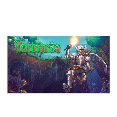 Terraria - Knight Mode Glossy Poster♞
