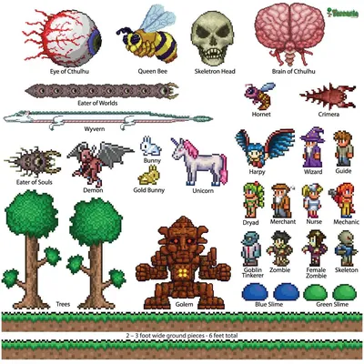 So here is all the Terraria reciprocal content in every major crossover so  far. What else from the game do you think could fit well in other titles? :  r/Terraria