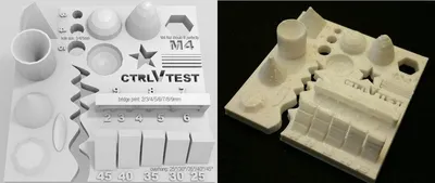Тестовый файл для 3D печати из фотополимера. Калибровка