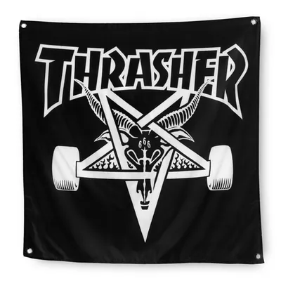 Santa Cruz X Thrasher Screaming Logo T-shirt (black)