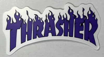 Thrasher Flame Hoodie - Grey – Daddies Board Shop
