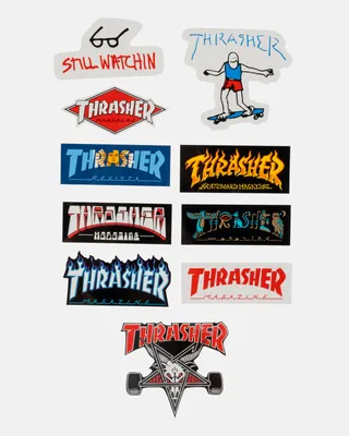 THRASHER - 10 PACK STICKERS – Thrasher Magazine