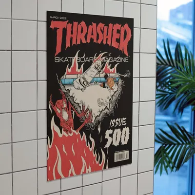 Santa Cruz x Thrasher Deck Screaming Flame Logo 8x31.6 – Southside  Skatepark Skateshop