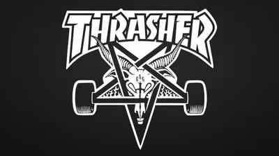 🔥 Thrasher Flame Logo Wavy Dark Wallpapers - Wallpapers Clan