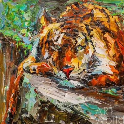Картина по номерам Путешествие кота и тигра. 40х50 см. Холст на подрамнике  - купить с доставкой по выгодным ценам в интернет-магазине OZON (261261584)