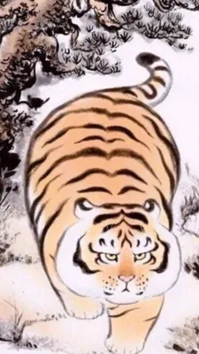 рисунок тигра. иллюстрация вектора контура. векторный черно-белый тигр.  Иллюстрация вектора - иллюстрации насчитывающей львев, млекопитающее:  230096212
