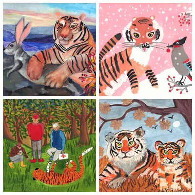 Подведены итоги 18-го ежегодного конкурса рисунков, посвященного тиграм и  леопардам | Фонд «Феникс»