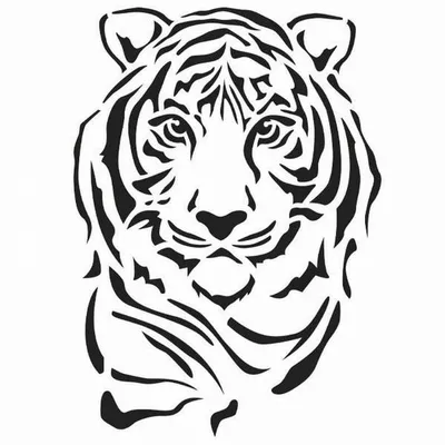 Идеи для срисовки легкие тигра (90 фото) » идеи рисунков для срисовки и  картинки в стиле арт - АРТ.КАРТИНКОФ.КЛАБ