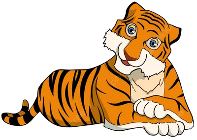 Tiger cub. Тигрёнок. PNG. | Тигрята, Тигр