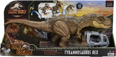 Фигурка Jurassic World Тираннозавр Рекс экстремальные повреждения GWN26  купить по цене 13390 ₸ в интернет-магазине Детский мир