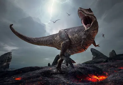Фигурка Jurassic World Свирепый динозавр Ти-Рекс большой HDY55 купить по  цене 7999 ₽ в интернет-магазине Детский мир