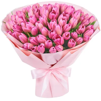 Купить розовые тюльпаны с доставкой по Екатеринбургу - интернет-магазин  «Funburg.ru»