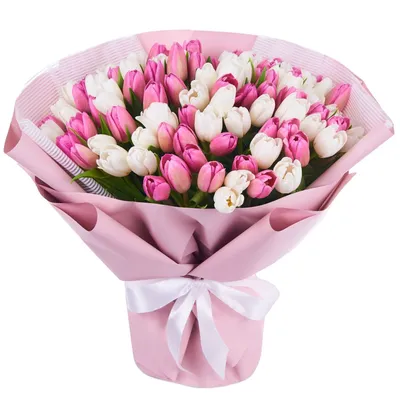 Купить розовые тюльпаны в Минске | DI-Flowers.by