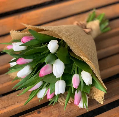 Купить Розовые пионовидные тюльпаны с доставкой в Краснодаре | Vanilla