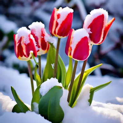 тюльпаны на снегу: 11 тыс изображений найдено в Яндекс.Картинках | Flowers,  Floral, Plants