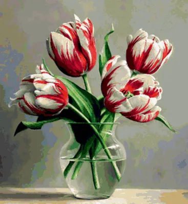 Белые тюльпаны в вазе стоковое изображение. изображение насчитывающей  хрупкость - 79246181