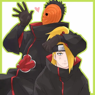 Tobi and Deidara | Anime naruto, Anime akatsuki, Anatomy sketches