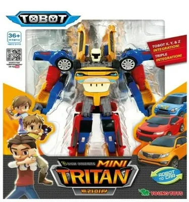 Трансформер YOUNG TOYS Tobot Mini Tritan 301056 — купить в  интернет-магазине по низкой цене на Яндекс Маркете