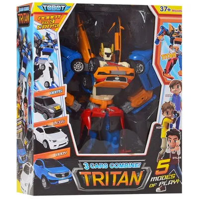 Tobot Tritan Review (copolymer XYZ, Triton by Young Toys 또봇) - YouTube