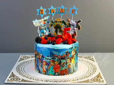 Сахарная картинка для торта мальчику Тоботы съедобная картинка украшение  для торта и выпечки - купить с доставкой по выгодным ценам в  интернет-магазине OZON (656517457)
