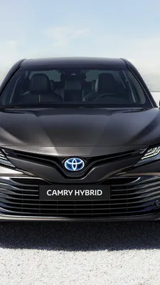 Картинка Тойота Hybrid Camry 2019 Спереди Автомобили 1080x1920