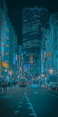 Улица в Токио - обои для рабочего стола, картинки, фото